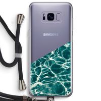 Weerkaatsing water: Samsung Galaxy S8 Plus Transparant Hoesje met koord