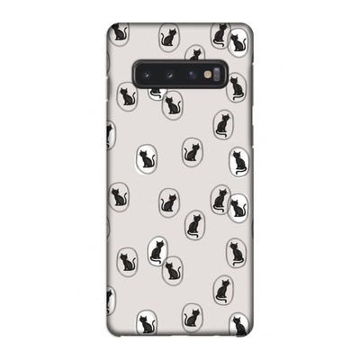 Miauw: Samsung Galaxy S10 4G Volledig Geprint Hoesje