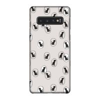 Miauw: Samsung Galaxy S10 4G Volledig Geprint Hoesje