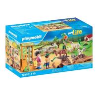 PLAYMOBIL 72007 Ontdek de boerderijdieren, de dierentuin, 63 onderdelen, geschikt voor kinderen vanaf 4 jaar