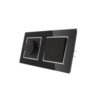 Nero Deluxe Glas LED dimmer en schakelaar combinatie compleet