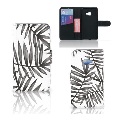 Samsung Galaxy Xcover 4 | Xcover 4s Hoesje Leaves Grey Samsung Galaxy Xcover 4 | Xcover 4s Hoesje Leaves Grey