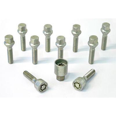 H&R Wielboutenset konisch M12x1.50 - Lengte 35mm - 10 stuks - incl. wielsloten HR1253501SET