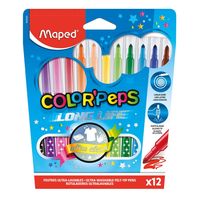 Maped Viltstift Color'Peps 12 stiften in een kartonnen etui - thumbnail