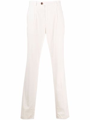 Brunello Cucinelli pantalon chino slim - Blanc