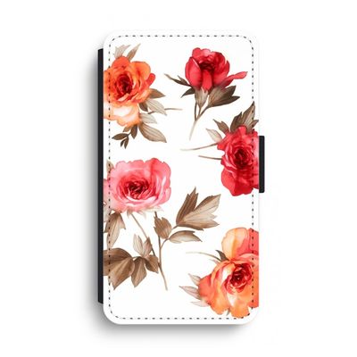 Roosjes: iPhone XS Max Flip Hoesje