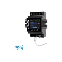 Shelly Pro Dual Cover / Shutter PM power relay Zwart - thumbnail