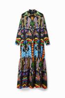 Maxi-overhemdjurk Stella Jean - BLACK - XL Maxi-overhemdjurk Stella Jean - BLACK - XL