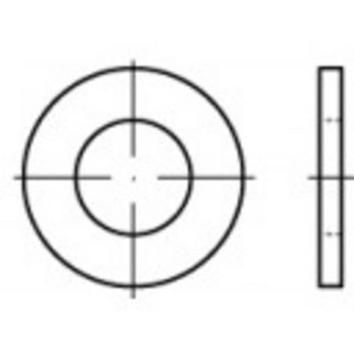 Onderlegring 6.4 mm 12 mm Staal Galvanisch vernikkeld 1000 stuk(s) TOOLCRAFT 105491 Onderlegring 6.4 mm 12 mm Staal Galvanisch vernikkeld 1000 stuk(s) TOOLCRAFT 105491