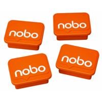 Magneet nobo 22mm oranje 4 stuks