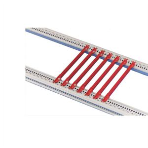 nVent SCHROFF 24560362 19 inch Rails voor patchkast Rood (helder)