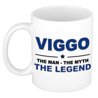 Naam cadeau mok/ beker Viggo The man, The myth the legend 300 ml   - - thumbnail