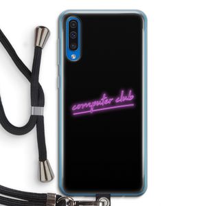 Vice Black: Samsung Galaxy A50 Transparant Hoesje met koord