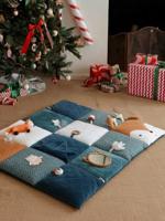 Zacht speelkleed CROQUE LA VIE smaragdgroen