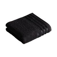Vossen Vossen Handdoek Cult de Luxe 7900 Zwart 50x100 Vossen Vossen Handdoek Cult de Luxe 7900 Zwart 50x100