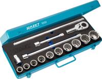 HAZET Dopsleutelset 1000Z · 3/4 inch (20 mm) vierkant hol · Buitentwaalfkant profiel · 15-delig · 22 · 24 · 27 · 30 · 32 · 36 · 38 · 41 · 46 · 50