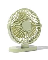 HEMA Bureauventilator ⌀17.5cm groen (lichtgroen)