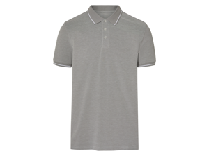 esmara Men Heren poloshirt (Grijs, XL)