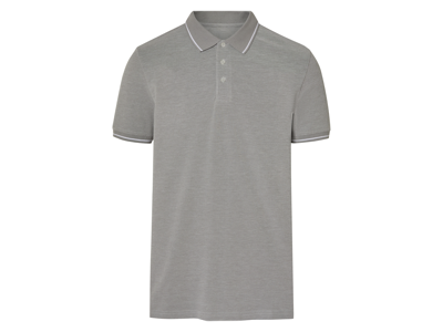 esmara Men Heren poloshirt (Grijs, M)
