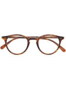 Garrett Leight lunettes de vue à monture ronde - Marron