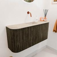 Toiletmeubel Mondiaz Joya Dlux | 93.2 cm | Meubelkleur Shadow | Faye wastafel Frappe Wasbak Midden | Zonder kraangat(en) Toiletmeubel Mondiaz Joya Dlux | 93.2 cm | Meubelkleur Shadow | Faye wastafel Frappe Wasbak Midden | Zonder kraangat(en)