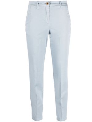 Jacob Cohën pantalon court à logo brodé - Bleu