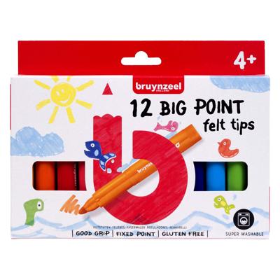 Bruynzeel big point viltstiften 12 stuks