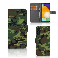 Samsung Galaxy A04s | Samsung Galaxy A13 5G | Telefoon Hoesje | Army Dark