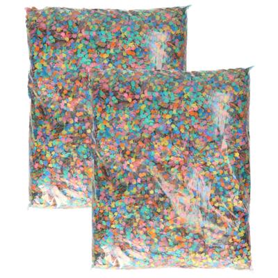 BOLAND Confetti - 2x - 1 kilo - multicolor - papier - versiering - feestdecoratie
