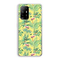 Flamingo party: Oppo A94 5G Transparant Hoesje