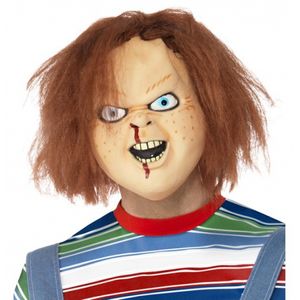 Smiffys Chucky hoofd Halloween verkleed masker - volwassenen   -