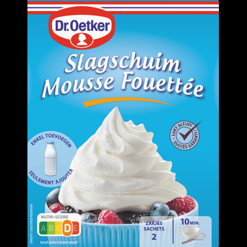 Dr. Oetker Slagschuim 70g bij Jumbo