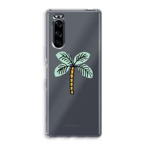 Palmboom: Sony Xperia 5 Transparant Hoesje