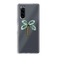 Palmboom: Sony Xperia 5 Transparant Hoesje