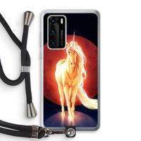 Last Unicorn: Huawei P40 Transparant Hoesje met koord