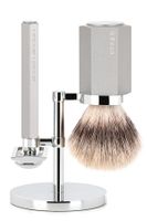 Muhle scheerset Hexagon S31MHXGPURE - Synthetisch - Silver