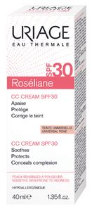 Uriage Roséliane Getinte Dagcrème Medium Anti-Roodheid SPF30 40ml