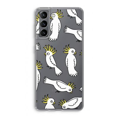 Papegaai: Samsung Galaxy S21 Transparant Hoesje