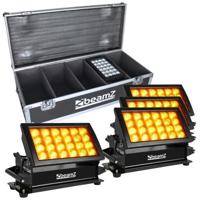 Beamz BeamZ StarColor 240 (vier stuks) in FL4 flightcase