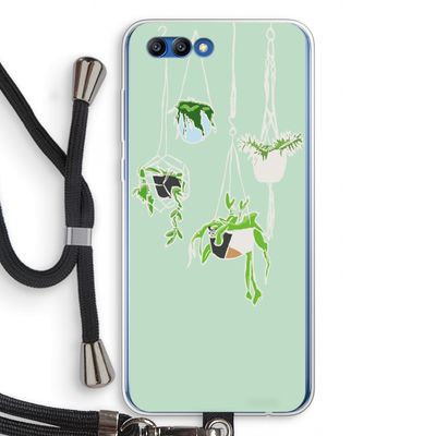 Hang In There: Honor 10 Transparant Hoesje met koord