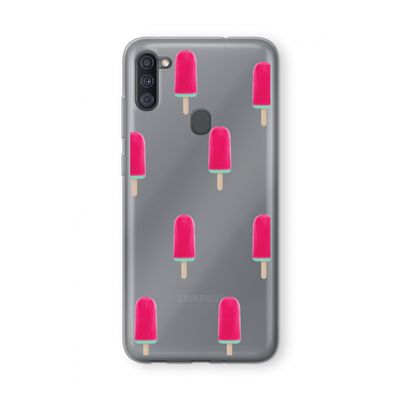 Waterijsje: Samsung Galaxy A11 Transparant Hoesje
