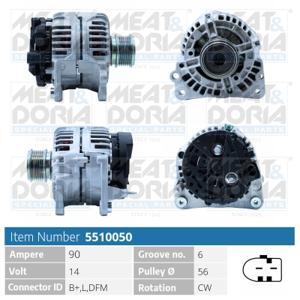 Meat Doria Alternator/Dynamo 5510050