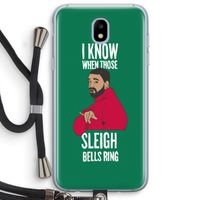 Sleigh Bells Ring: Samsung Galaxy J5 (2017) Transparant Hoesje met koord