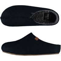 Heren instap slippers/pantoffels blauw maat 43-44 - thumbnail