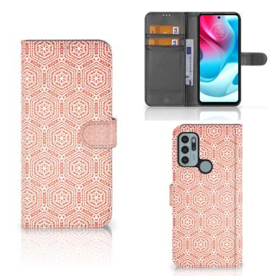 Motorola Moto G60s | Telefoon Hoesje | Pattern Orange