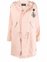 Raf Simons manteau à imprimé photographique - Rose