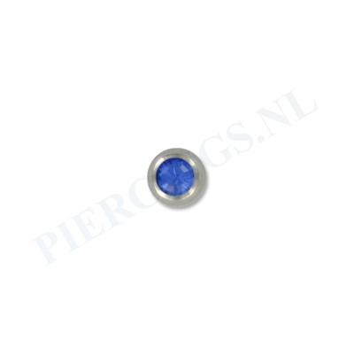 Balletje BCR 6 mm blauw