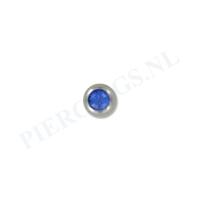 Balletje BCR 6 mm blauw