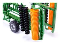 Siku Amazone Centaur speelgoed grondbewerkingsmachine voor tractoren 1:32 metaal/kunststof groen draaibare pakkerrollen inklapbaar frame trouw aan de originele lak - thumbnail