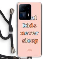 Cool Kids Never Sleep: Xiaomi Mi Mix 4 Transparant Hoesje met koord